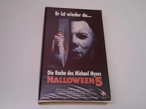 Halloween 5 - Die Rache des Michael Myers Uncut VHS German PAL Video Großbox - Bild 1 von 5