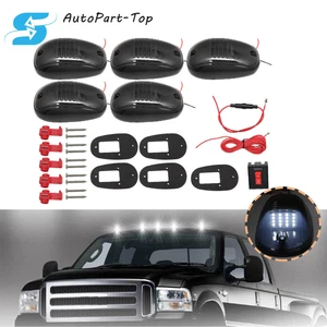 6000K LED Smoked Lens Rooftop Cab Running Light Kit FOR Dodge RAM 1500 2500 3500 - Picture 1 of 11