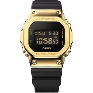 CASIO G-SHOCK GM-5600G-9JF Metal Covered Bezel Watch Black Gold 43.2mm Men's - Picture 1 of 10