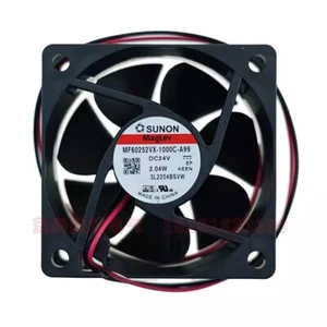 SUNON MF60252VX-1000C-A99 24V 2.04W 6025 6CM 5200RPM Magnetic Cooling Fan - Picture 1 of 4