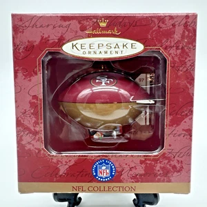 Hallmark Keepsake Ornament NFL Collection 97 San Francisco 49ers Blimp Christmas - Picture 1 of 13