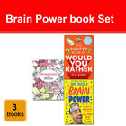 Brain Power, Bumper Book of Would You Rather, Botanicals in Bloom 3 Books Set