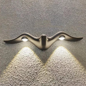 COB LED Outdoor Wall Mounted Lamp Seagull Shape Waterproof Garden Light Fixture - Picture 1 of 18