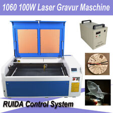 100W Laser gravur maschine SL1060 DSP CO2 Laserschneiden Graveur&CW-3000 Chiller
