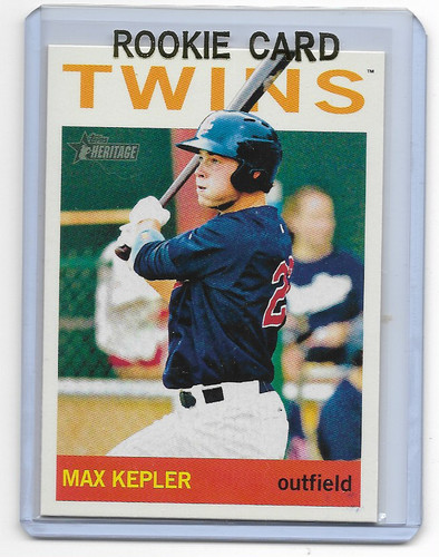Max Kepler 2013 Topps Heritage Minors Elizabeth Twins Rookie Card #120 ...