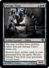 Salvage Titan - Foil ~ Moderately Played Shards of Alara MTG Magic UltimateMTG B