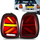 Pair LED Tail Lights Red For BMW Mini F-Series 2014-2019 F55/F56/F57 Rear Lamps
