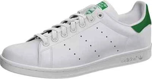 adidas Originals Men's Stan Smith Sneaker White/White/Green Size: 21 M US - Picture 1 of 5