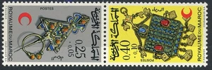 s559320 Marokko - Halbpost Sc#B22a postfrisch - Bild 1 von 1