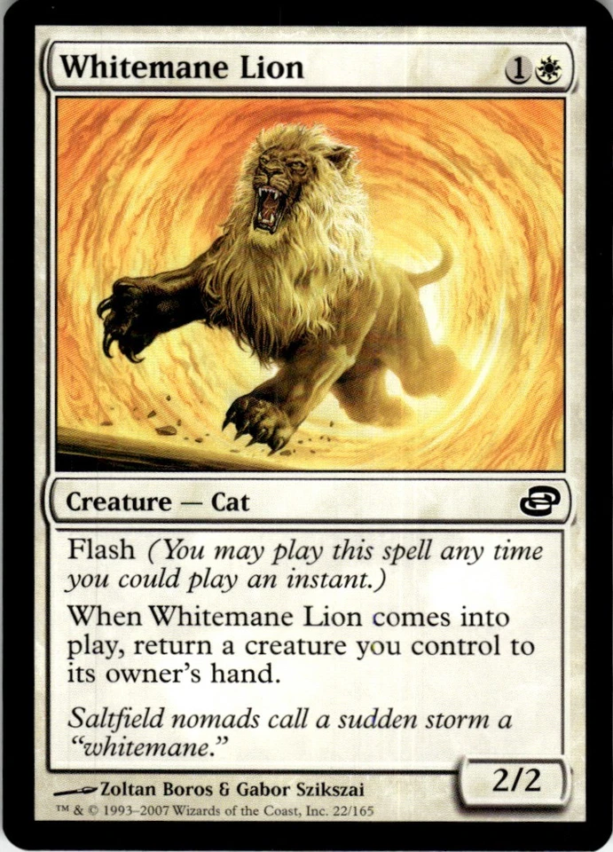 MTG Whitemane Lion NEARMINT NM / Magic The Gathering : Planar Chaos - Image 1 of 2