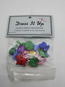 Dress It Up Knöpfe Kreatives Sortiment zum Nähen, Scrapbooking, Haarschleifen basteln - Bild 1 von 7