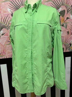 Camisa limitada Bimini Bay Outfitters para hombre L abotonada ventilada espalda pesca Foto 1 de 4