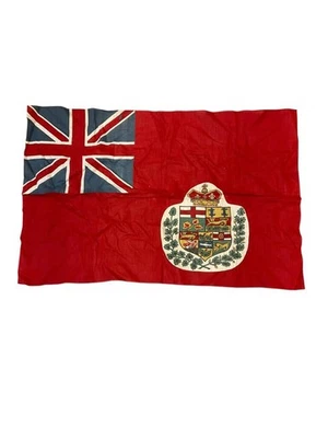 加拿大维多利亚棉印花国旗 22 英寸 X 32 — 第 1/2 张图片