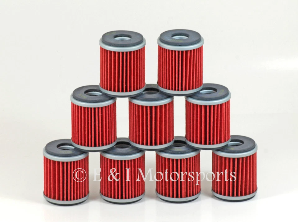 2003-2016 YAMAHA YZ450F YZ 450F YZF450 YZF 450 ***9 PACK*** OIL FILTERS FILTER - Image 1 of 1
