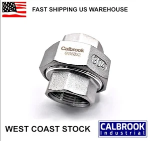 3/4 Inch FNPT Union 304 Stainless Steel 150 lbs Rating - Picture 1 of 5