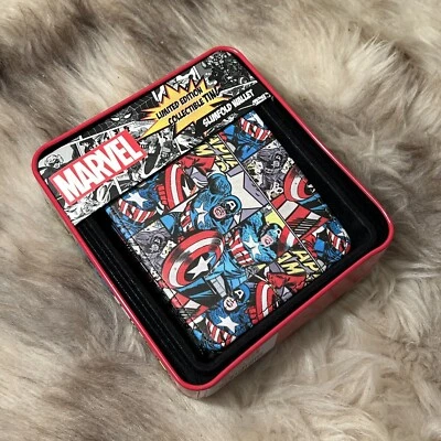 NWT Marvel Comics Men's Slim Bifold Wallet - Captain America - Image 1 of 4