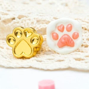 Pet Paw Print Sign Letter Seals Stamp Wax Retro Sealing Post Handle Head Metal - Picture 1 of 1