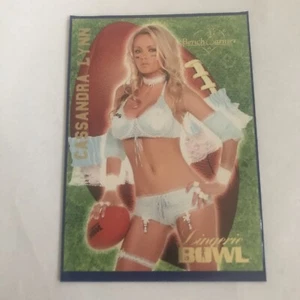 Cassandra Lynn Bench Warmer 2006 Lingerie Bowl Insert Card 1 Of 24 - Picture 1 of 1