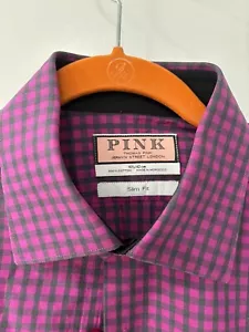 Beautiful Thomas Pink Shirt 16.5 Slim Fit - Picture 1 of 2