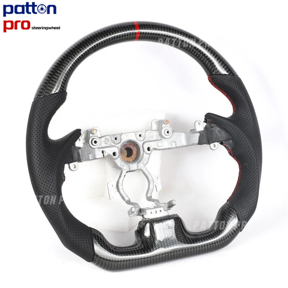 Volante deportivo de fibra de carbono para Infiniti G25 G37 Q40 Q60 QX50 EX35 EX37 Foto 1 de 4