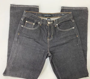 Calvin Klein stretch darkwash jeans size 4 bootcut 32 Long WB94A21 - Picture 1 of 12