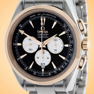 Reloj Omega Seamaster Aqua Terra Automático Cronógrafo Oro Rosa 18K/Acero - Imagen 1 de 10