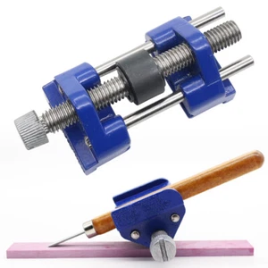 Metal Honing Guide Jig for Sharpening Wood Chisel Plane Iron Planers Blade Tool - Picture 1 of 9