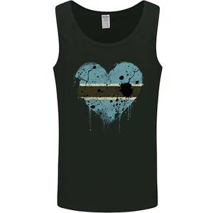 Love Botswana Flagge Batswana Day Fußball Herren Weste Tank Top - Bild 1 von 3