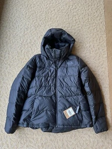 The North Face Women's Metropolis Hooded 600-Down Warm Jacket - BLACK NWT XXL - Picture 1 of 5