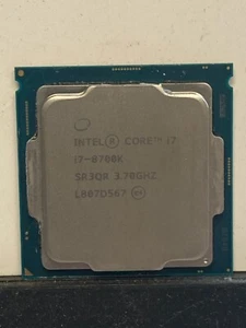 Intel i7-8700K(SR3QR) @ 3.70GHz / 12MB /Socket 1151/Processor ONLY - Afbeelding 1 van 2