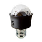 Rotating LED Strobe Bulb Color Changing Stage Light Reusable Disco Bulb Lamp