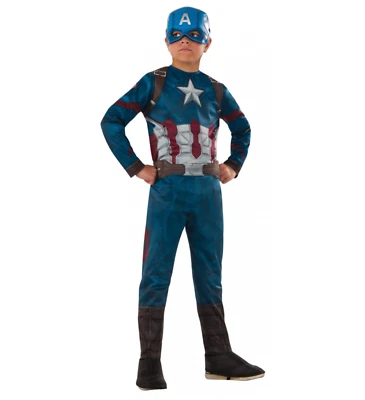 Marvel Avengers Infinity War Boys Captain America Costume | Size Medium (8-10) - Image 1 of 3