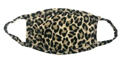 Máscara facial protectora reutilizable con estampado de leopardo Pro MC - marrón MC3221-LEO Foto 1 de 2