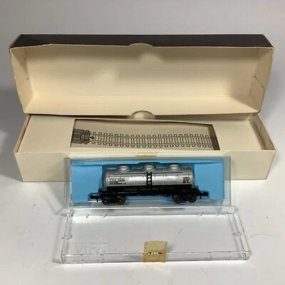 Atlas N Scale Tank Car Triple 3 Dome Conoco Petrochemicals In Original Packaging - Image 1 of 4