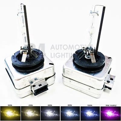 2pcs OEM D1S HID Headlight Replacement Bulbs 4300K 6000K 8000K 10000K 12000K - Image 1 of 3