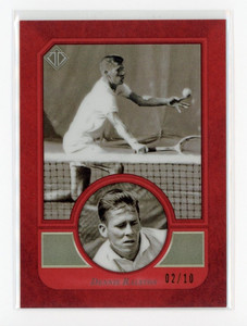 DENNIS RALSTON 2020 Topps Transcendent Tennis VIP Party #33 RED REFRACTOR 2/10