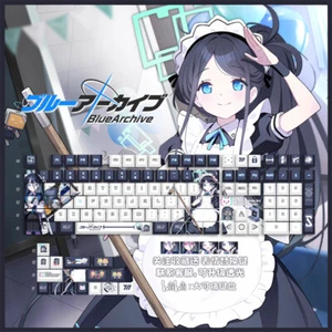 Blue Archive Tendou Aris Mechanical Keyboards PBT Thermal Sublimation Keycaps - Picture 1 of 11