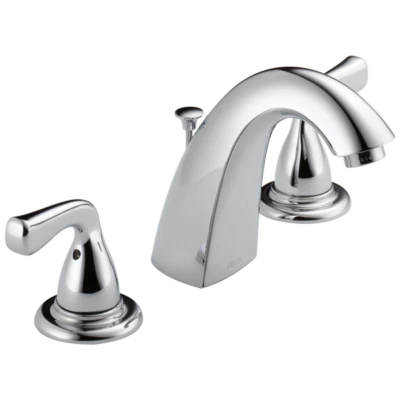 Grifo de baño Delta Foundations amplio cromado certificado reformado Foto 1 de 3