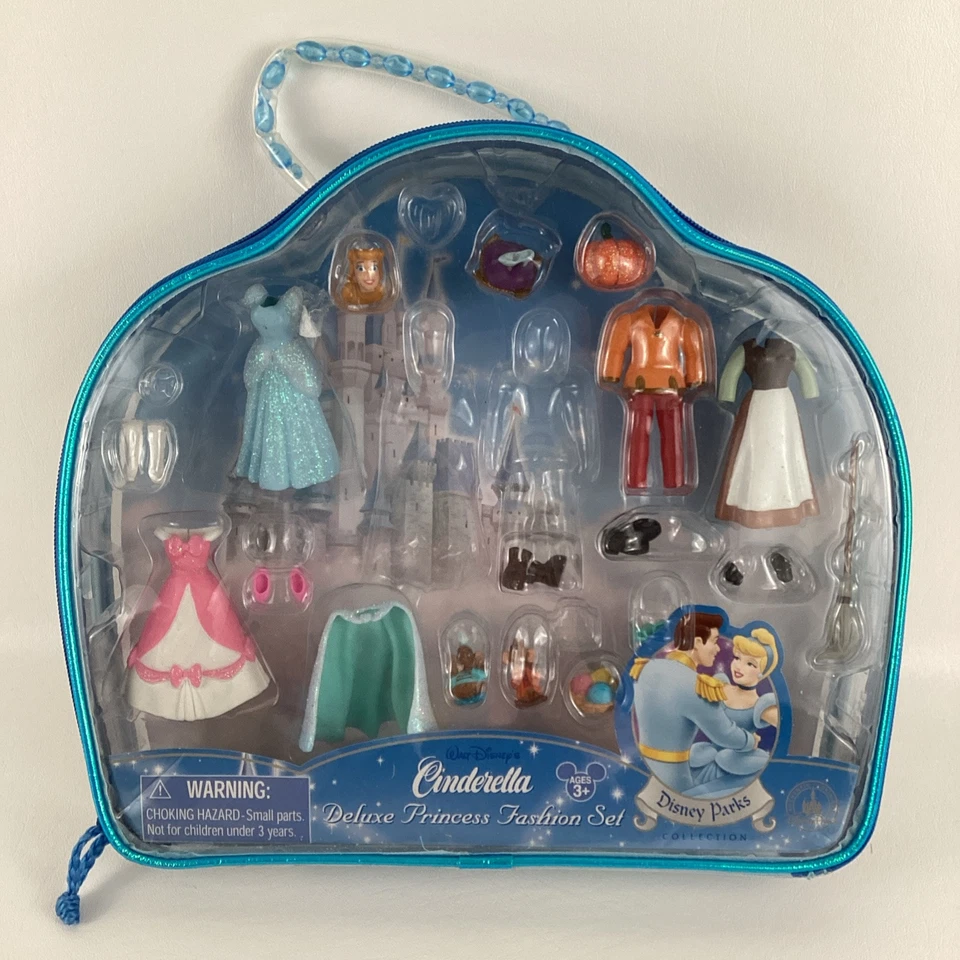 Disney Parques Princesa Cenicienta Polly Muñeca de Bolsillo Ropa Accesorios SIN MUÑECAS Foto 1 de 4