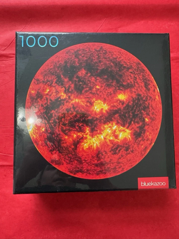 Blue Kazoo Sun Large Round Puzzle 1000 Piece Solar System - Image 1 of 1