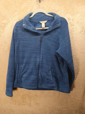 Orvis Passport Authentic Large Blue Full Zip Fleece Jacket - Image 1 of 4