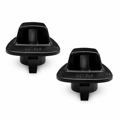 2x Carcasas de luces negras para matrícula traseras Mitsubishi Raider 2006-2009 Foto 1 de 4