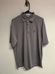 Alabama Crimson Tide Peter Millar Verano Comodidad Hombres Grande Polo Gris - Imagen 1 de 7