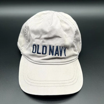 Antigua gorra azul marino niño infante beige gorra de béisbol elástica bordada al aire libre informal Foto 1 de 4