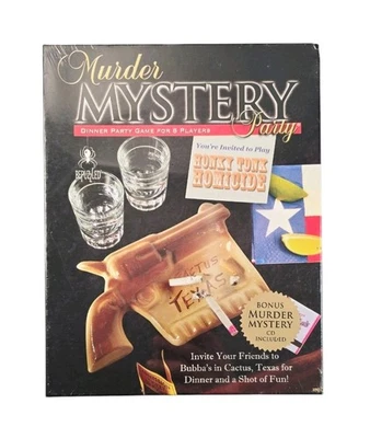 New - Murder Mystery Honky Tonk Homicide Dinner Party Game 8 Players Bepuzzled - Image 1 of 4