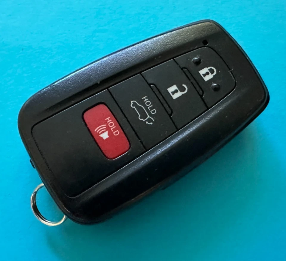 OEM 2022-23 TOYOTA HIGHLANDER LLAVE INTELIGENTE MANDO A DISTANCIA HYQ14FLA ~ LOGOTIPO HÍBRIDO AZUL!! Foto 1 de 4