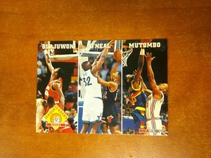 1993-94 NBA Hoops - Shaquille O'Neal, Olajuwon, Dikembe Mutombo #290 MINT - Picture 1 of 2