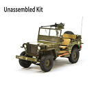 1/25 US Army WWII SUV Vehicle Paper Unassembled Model Miliary Puzzle Display DIY