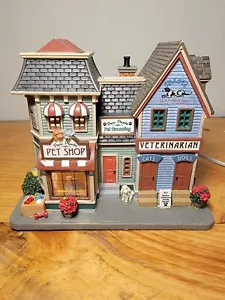 ~RARE~ 2012 LEMAX Coventry Cove "PAW PRINTS PET SHOP” ~RARE~ - Picture 1 of 12