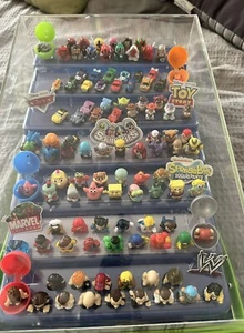 Squinkies Store Display Disney Cars Marvel Universe Hot Wheels WWE Over 100 - Picture 1 of 1